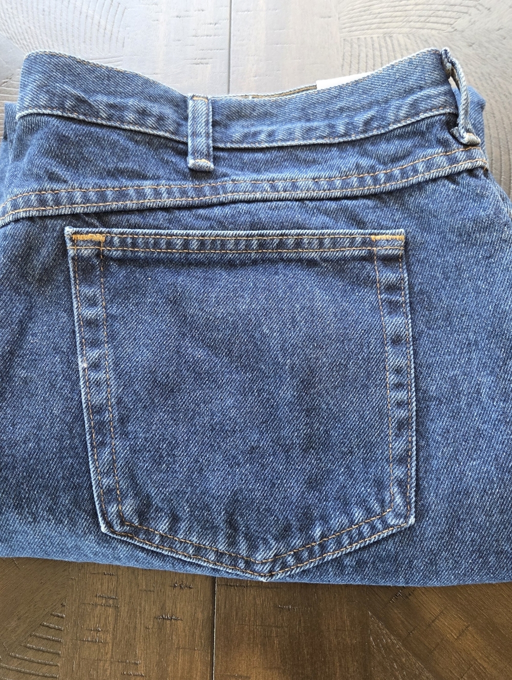 Vtg NWT Chic Relaxed Tapered Leg Jeans 22W Plus Size 100% Cotton High Rise - Picture 8 of 9